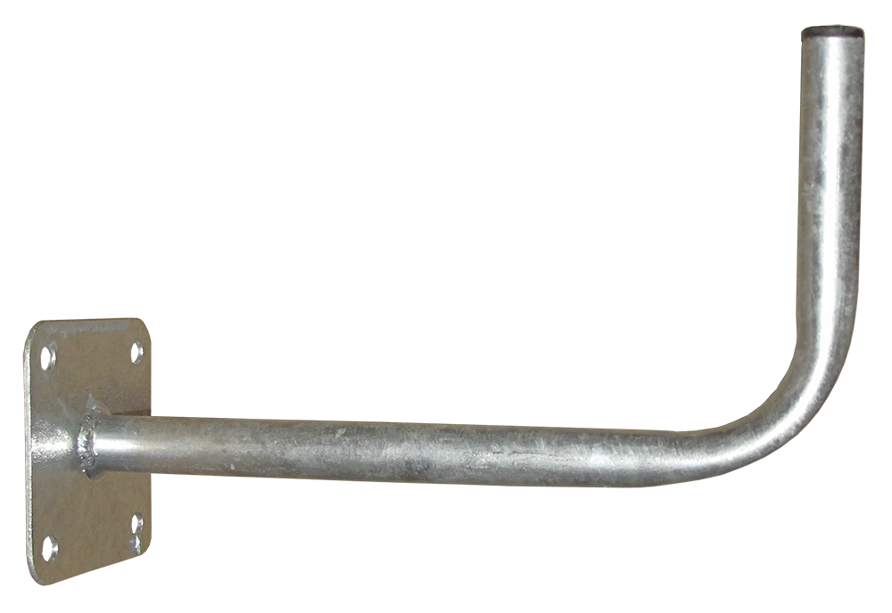 Оцинкованный гнутый кронштейн, 30 см