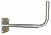 Оцинкованный гнутый кронштейн, 30 см